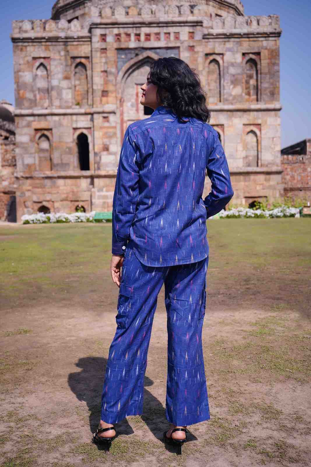 The Indigo Ikat Co-ord Set