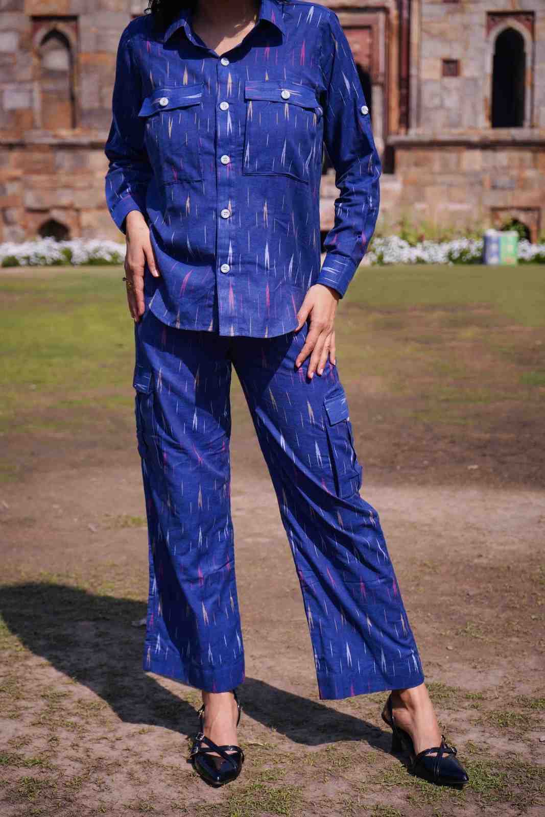 The Indigo Ikat Co-ord Set