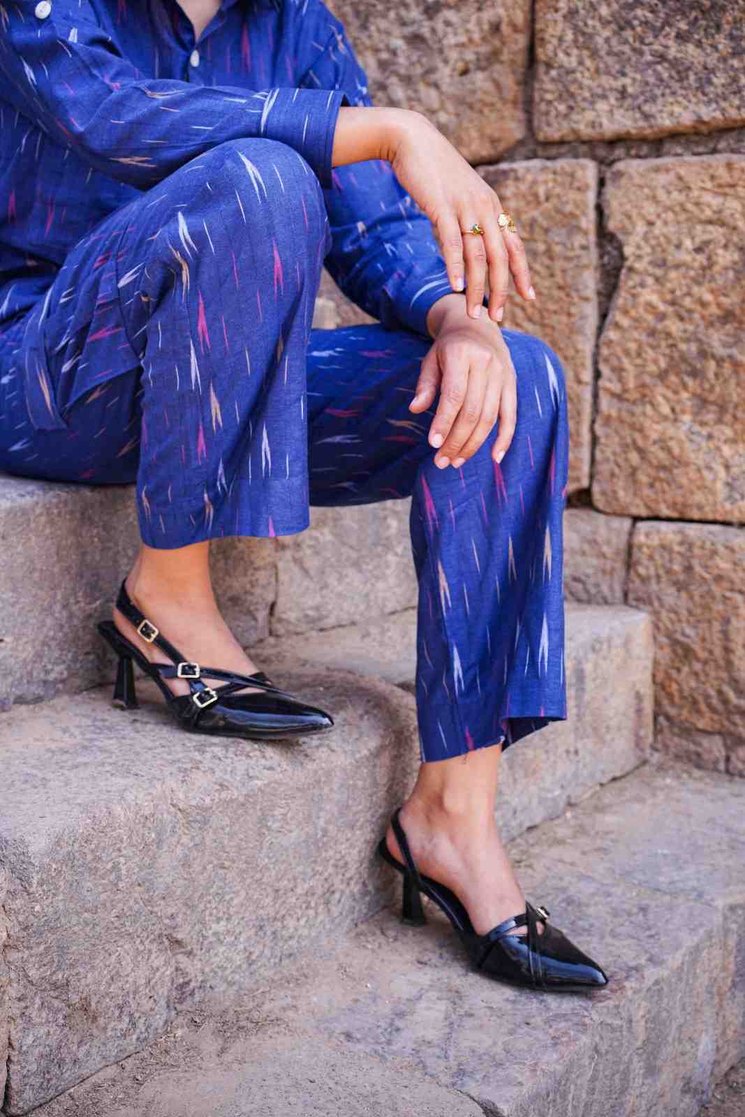 The Indigo Ikat Co-ord Set