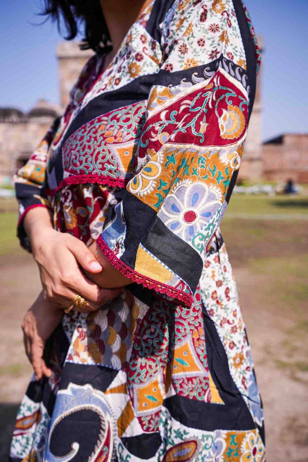 The Multi-Print Peplum Co-ord