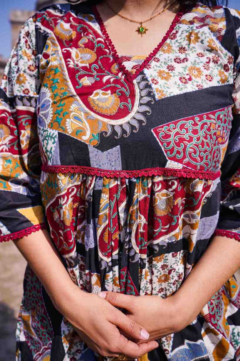 The Multi-Print Peplum Co-ord